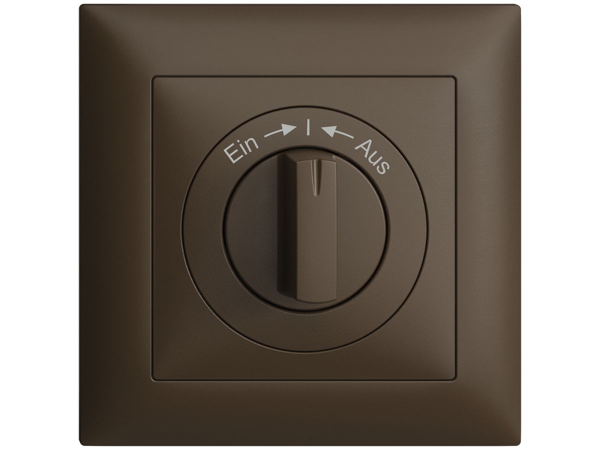 Frontset Ein->I<-Aus EDIZIOdue coffee 88×88mm für Drehschalter