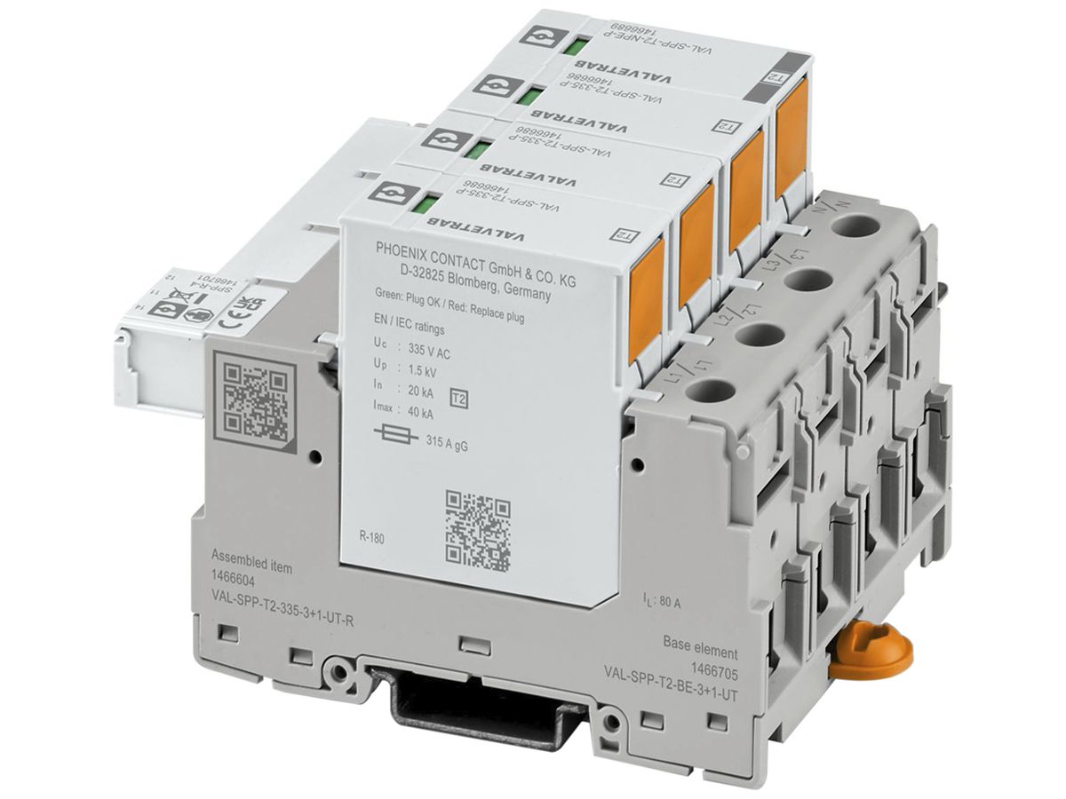 Überspannungsableiter PX VAL-SPP-T2-335-3+1-UT-R TN-S 4L 240V 315A 80A 4TE