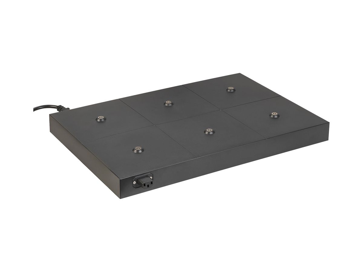 Ladebasis SLV VINOLINA TWO für 6 Leuchten 37W schwarz