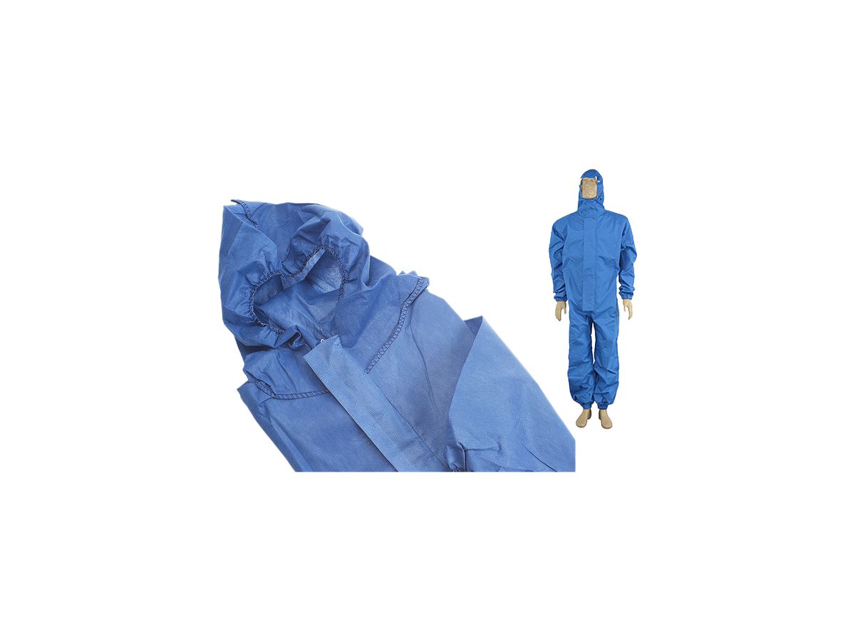 Einweg-Anzug Gr.XXL Kat.3 Typ 5+6, CE0120, blau
