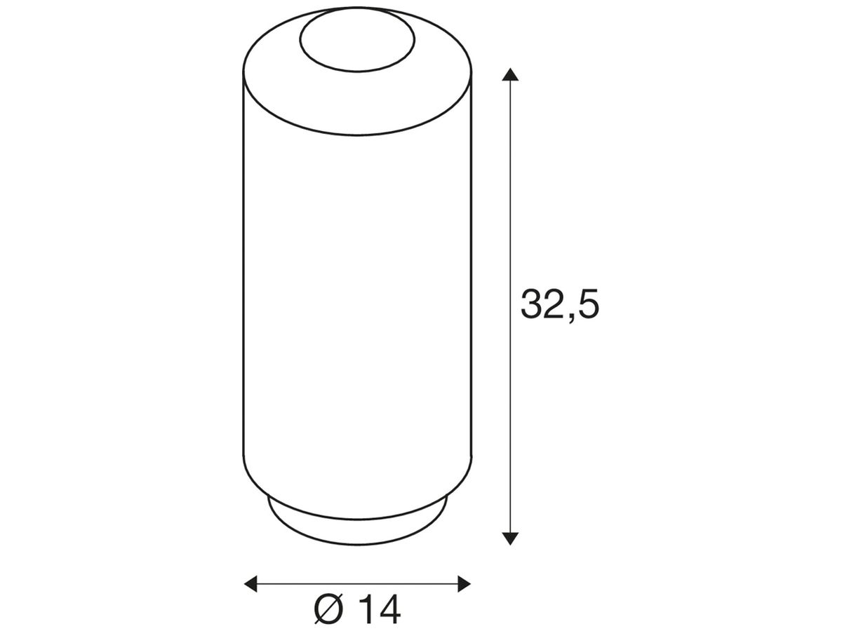 Tischleuchte SLV PANTILO SLIM E27 1×15W DIM chrom