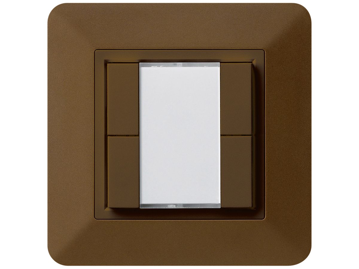 UP-Universaltaster 4×kallysto.trend ohne LED braun