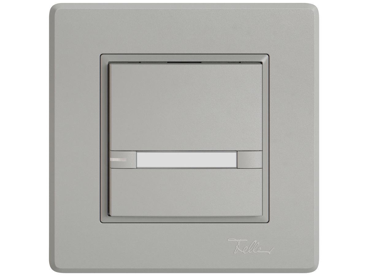 UP-KNX-Taster RGB EDIZIO.liv SNAPFIX® Temperaturfüh.RGB-LED Pap.1×T 2-Tbed.hgu