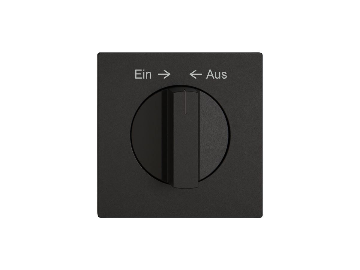 Montageset EDIZIO.liv SNAPFIX® f.Drehschalter m.Griff Ein → ← Aus sz