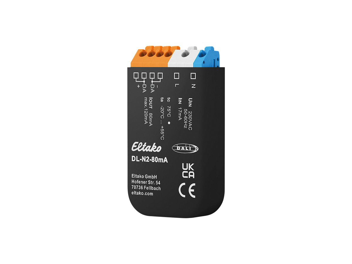 EB-Netzteil Eltako DL-N2-80mA für DALI-2-Bus 80mA/12…20.5VDC