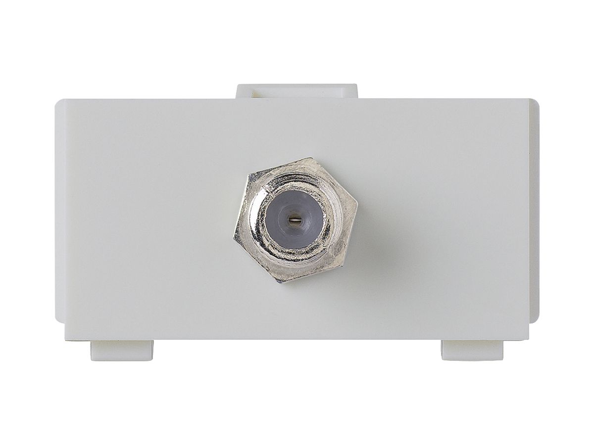 Multimedia-Modul kallysto M3 mit 1×F-Verbinder hellgrau