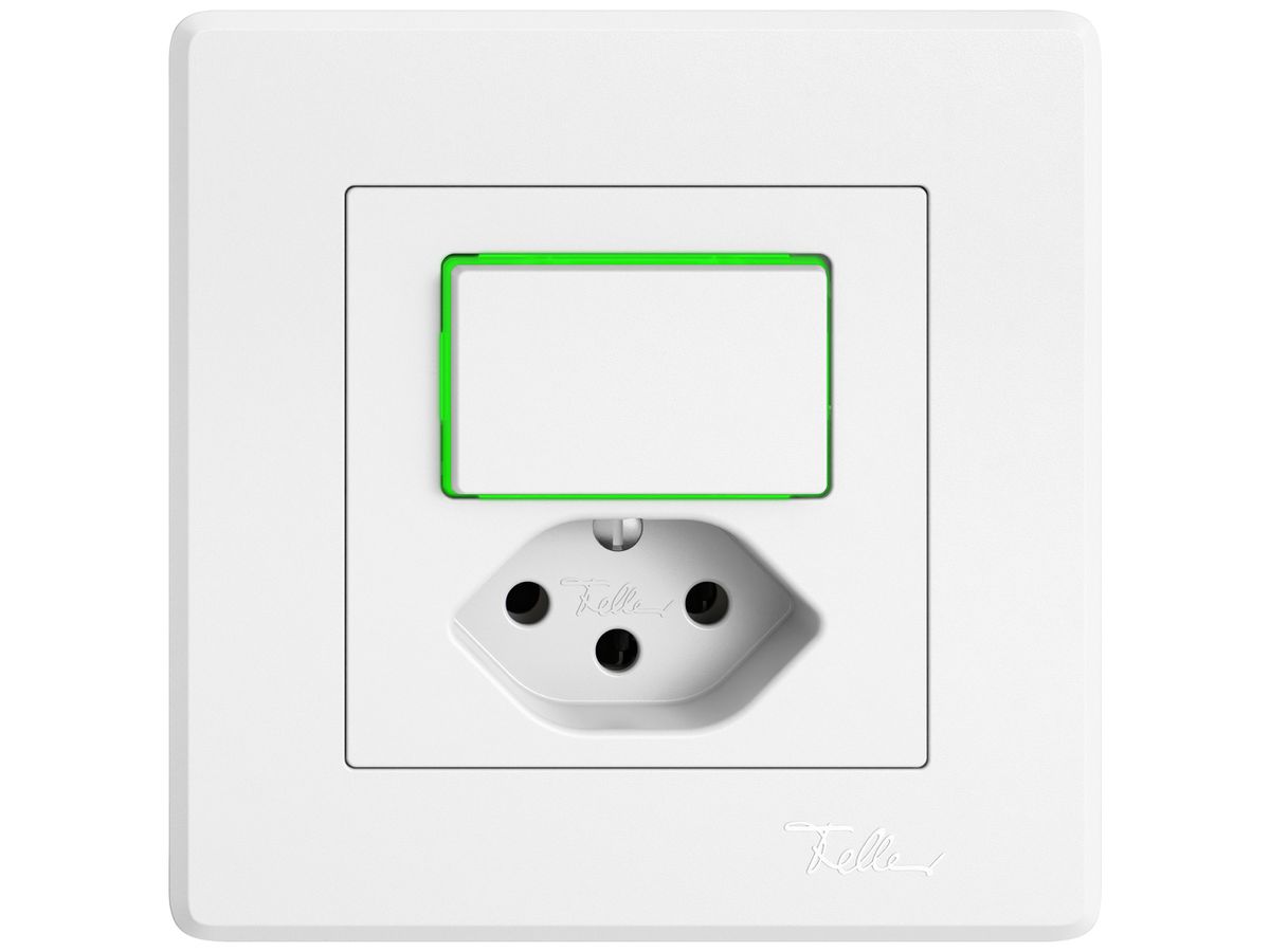 UP-Kombination EDIZIO.liv SNAPFIX® S6L+T13 Seitenbeleuchtung gn ws