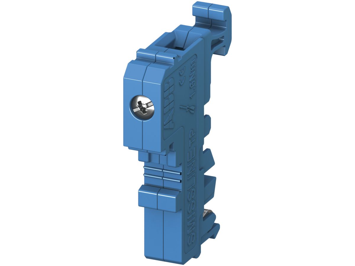 Neutralleiterklemme ABB SMISSLINE TP für Zusatzsockel 10mm², hellblau