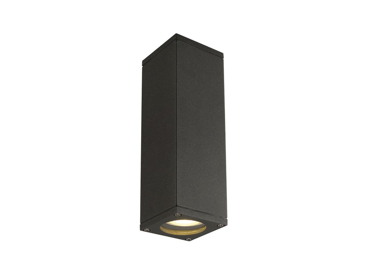 Wandleuchte SLV THEO UP/DOWN OUT, 2×GU10 35W IP44 anthrazit