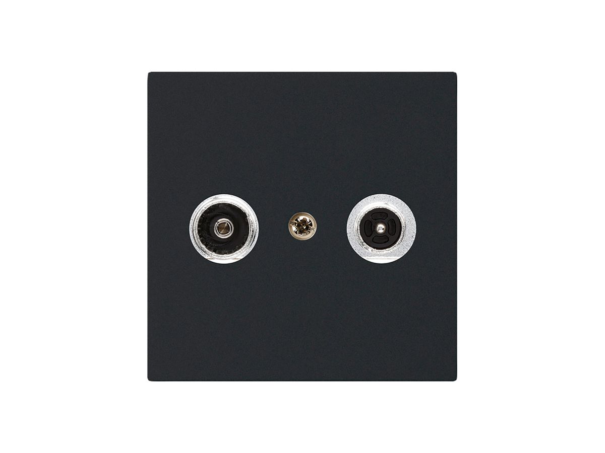 Antennendose kallysto R/TV Bauart A 14dB 2GHz schwarz