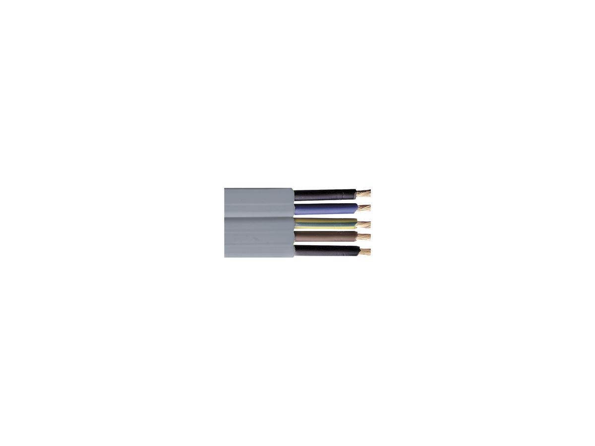 Flachkabel Woertz Technofil 5×1.5mm² PVC grau Eca