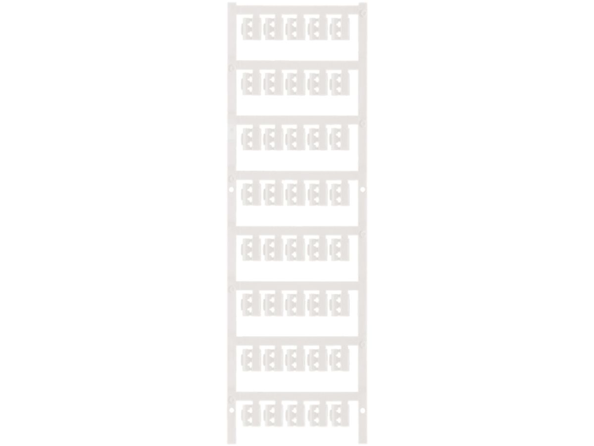 Leitermarkierer Weidmüller MultiCard SFC für Ø1.5…2.5mm 12×5.8mm PA66 weiss