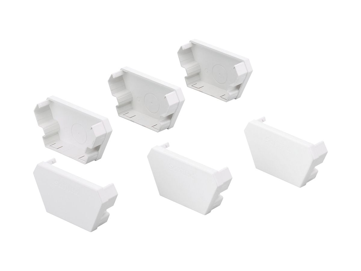 Endkappe Philips CoreLine 7×80×43mm Kunststoff weiss