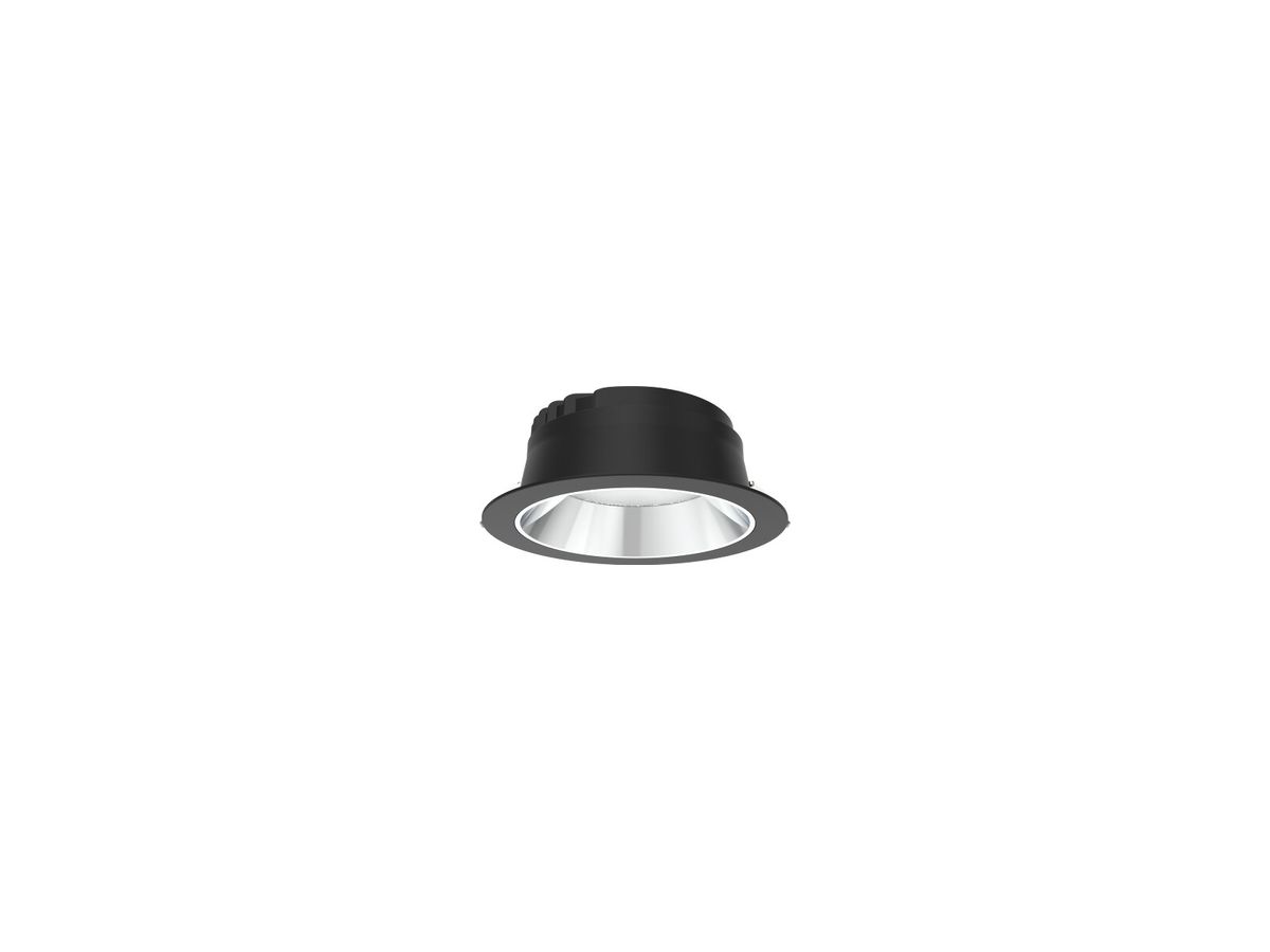 LED-Downlight DOTLUX CIRCLEvario 35W 3000…5700K 1-10V DALI DIM Ø245×80mm schwarz