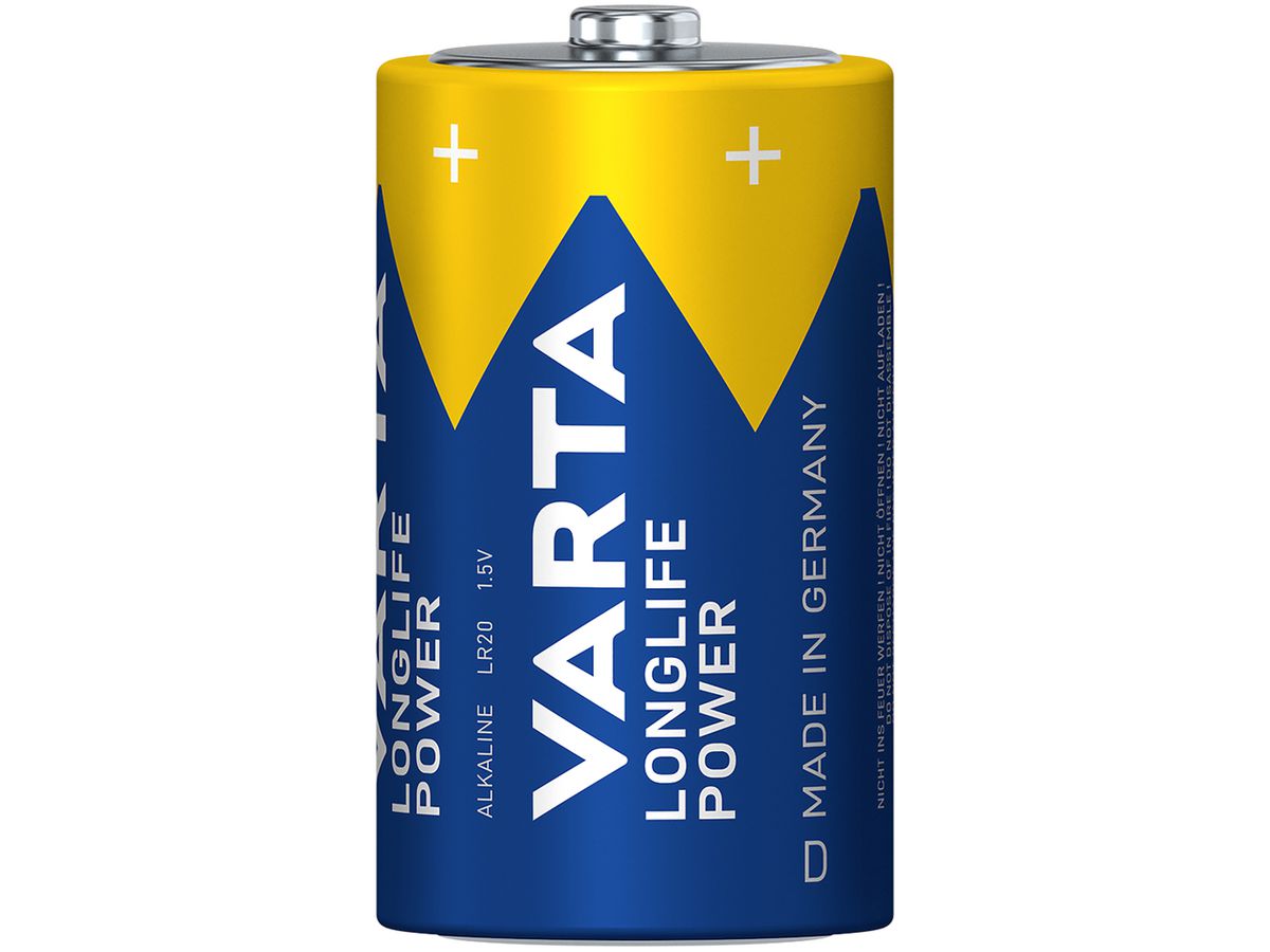 Batterie Alkali VARTA Longlife Power D 1 Stück