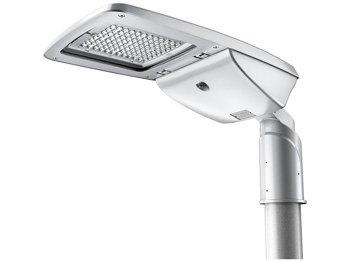 LED-Strassenleuchte DOTLUX DOLPHINmicro 70W 8760lm 3000K 1…10V silber