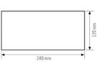Piktogramm-Satz ESYLUX SLE 23m Pfeil R/L/2×U/O 250×120mm