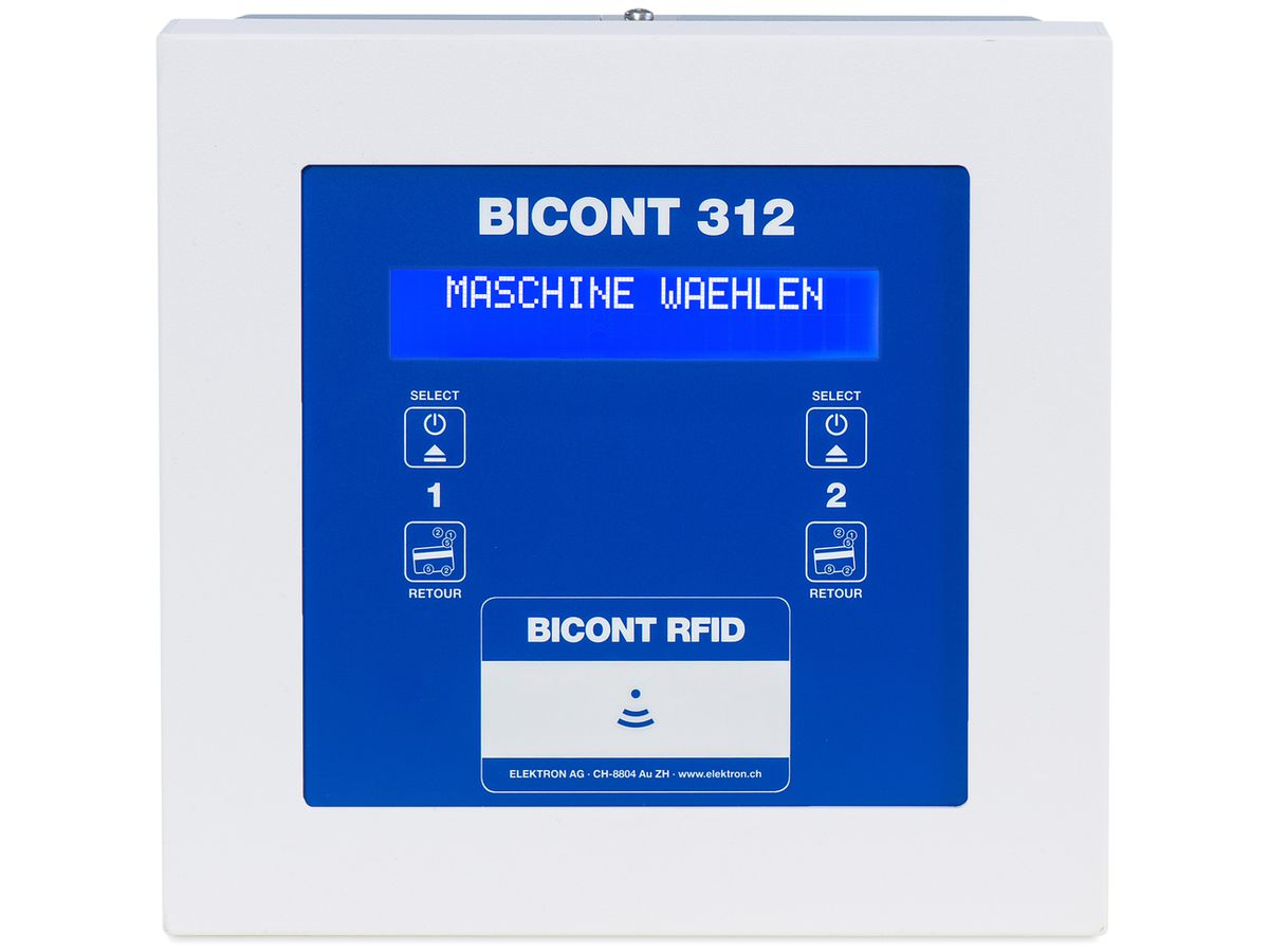 AP-Gebührenautomat Bicont 312, RFID-Card, IP65, 2×16A, 2×11kW, für 2 Geräte