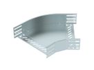 Bogen BET RB 45° 85×300mm Stahl bandverzinkt