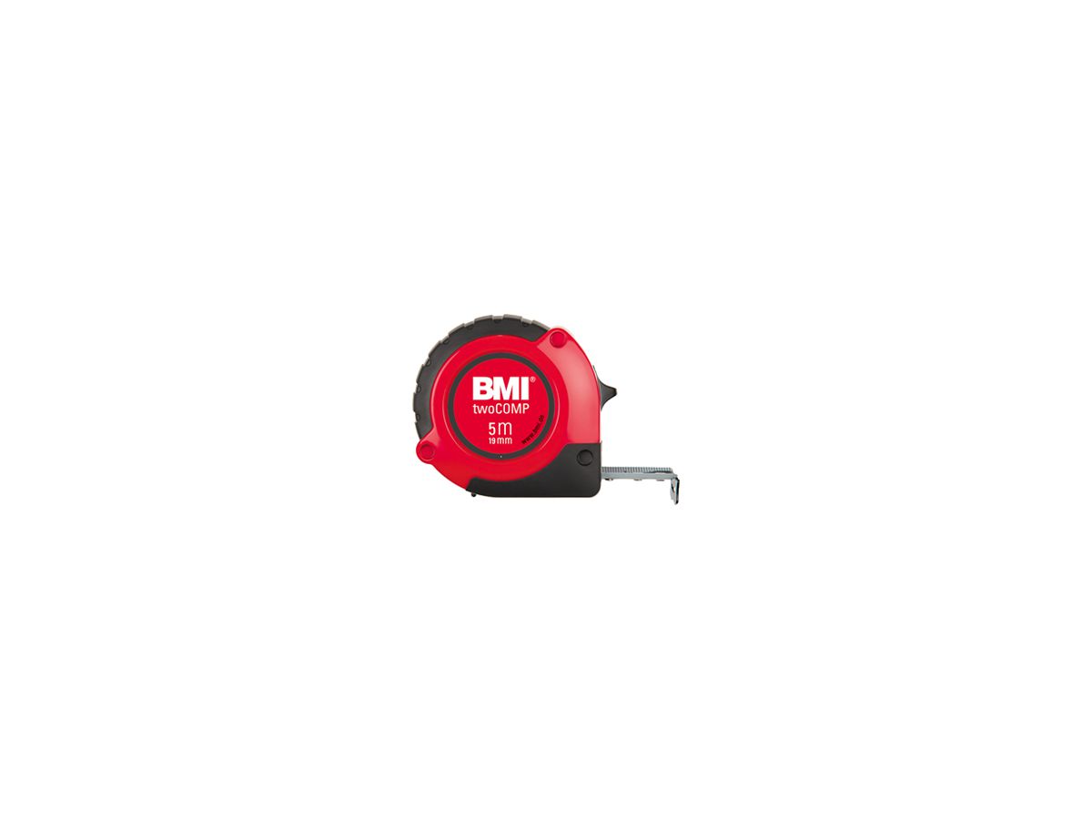 Rollmeter BMI twoCOMP 5m Kunststoff Metrische Teilung 210g