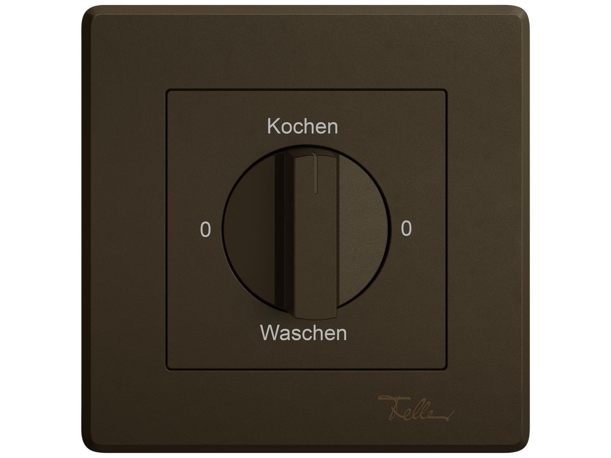 UP-Montageset EDIZIO.liv SNAPFIX® f.Drehschalter m.Griff 0-Kochen-0-Waschen br
