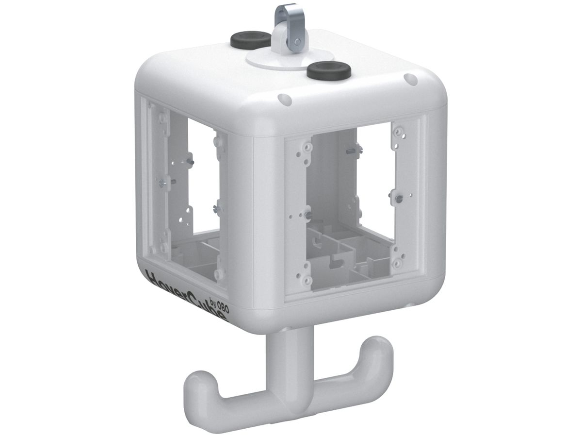 Gehäuse Bettermann HoverCube, mit Griff, leer 140×140×252mm, PA, reinweiss, IP20