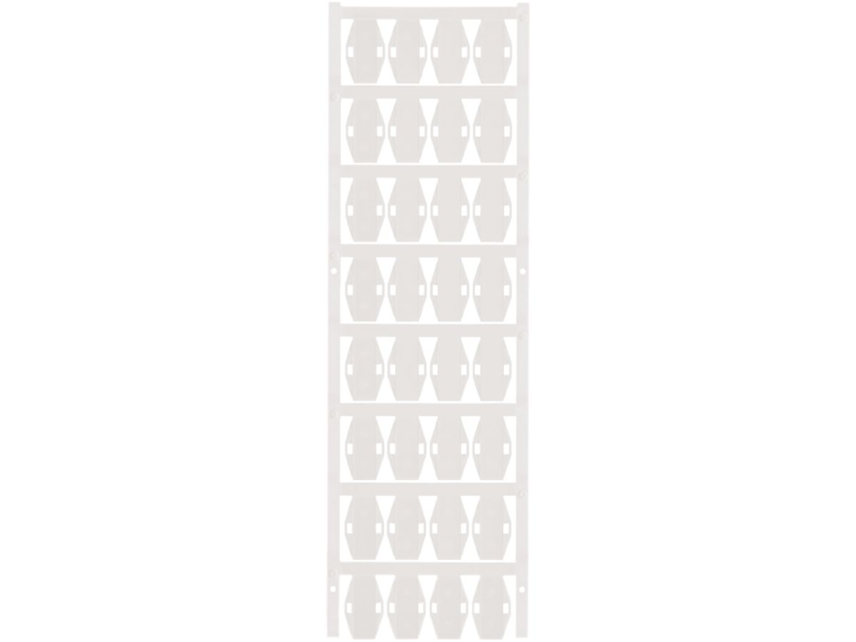 Kabelmarkierer Weidmüller MultiCard SFX für Ø7…40mm 24×15mm PA66 weiss