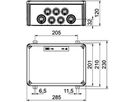 Kabelabzweigkasten Bettermann E30-E90 Datentechnik 32×4mm² 285×201×120mm or