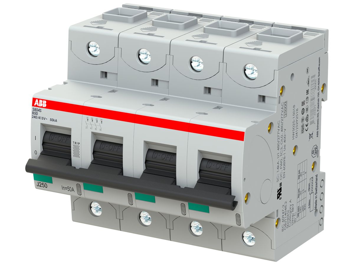 Leitungsschutzschalter ABB S804S-B 50A 50kA
