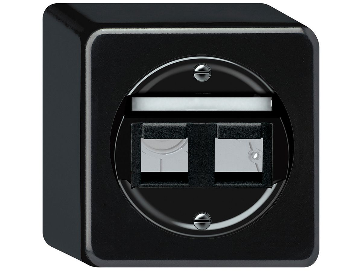 AP-Montageset origin schräg 2×Kestone 88×88mm schwarz