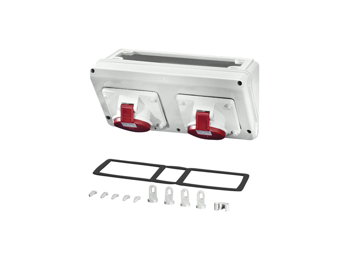 Connection Box Hensel Mi, 2×CEE 16A, 5 P, 400V, 6h