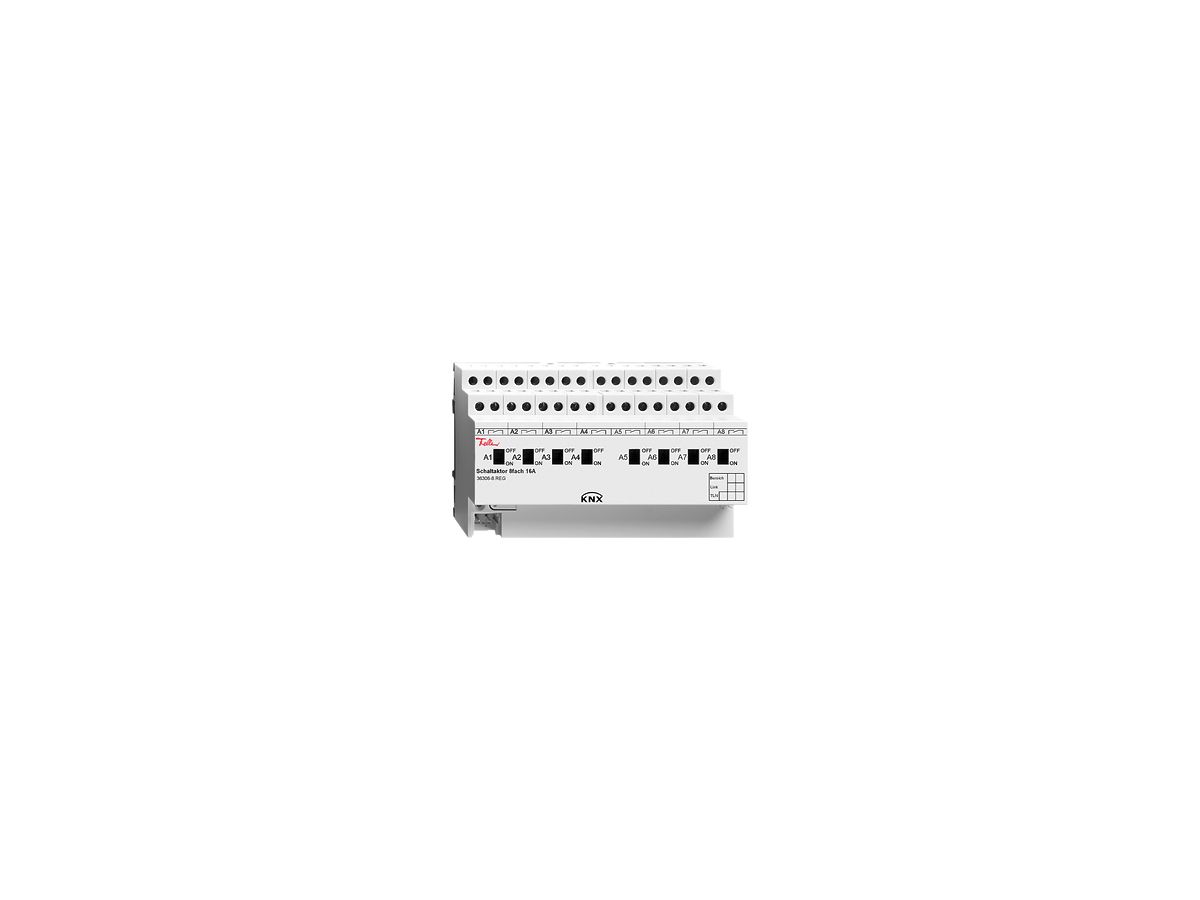 EB-Schaltaktor KNX 8×16A 8TE REG-K FH