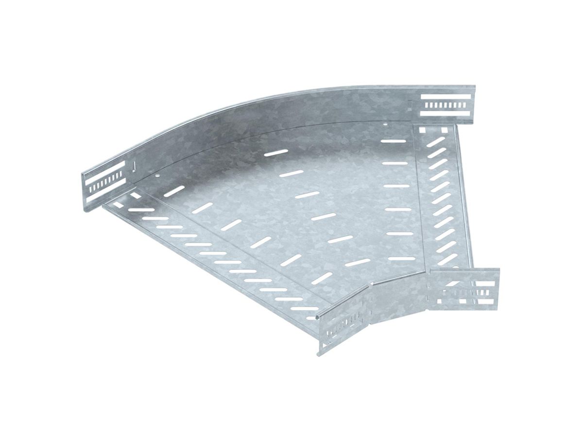 Bogen BET RB 45° 60×400mm Stahl feuerverzinkt