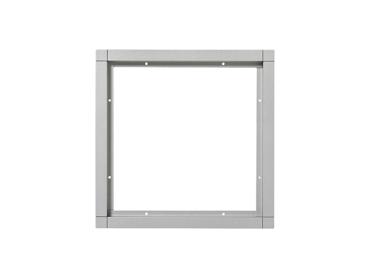 Kombirahmen Siedle, aus Aluminium, 231×231×15mm, silber