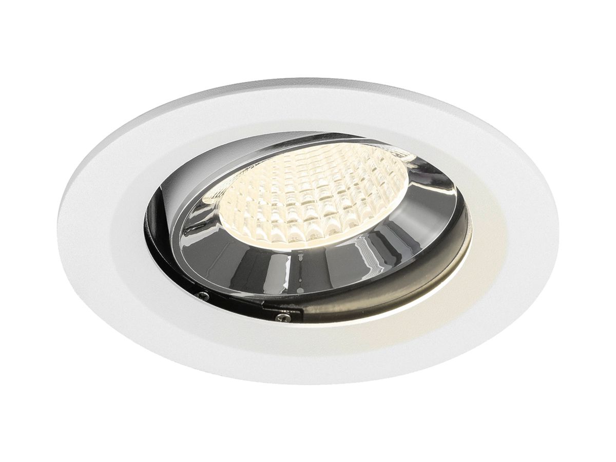 LED-Downlight SLV NUMINOS MOVE M 12W 1900lm 4000K WB DALI Ø120 ws/cr