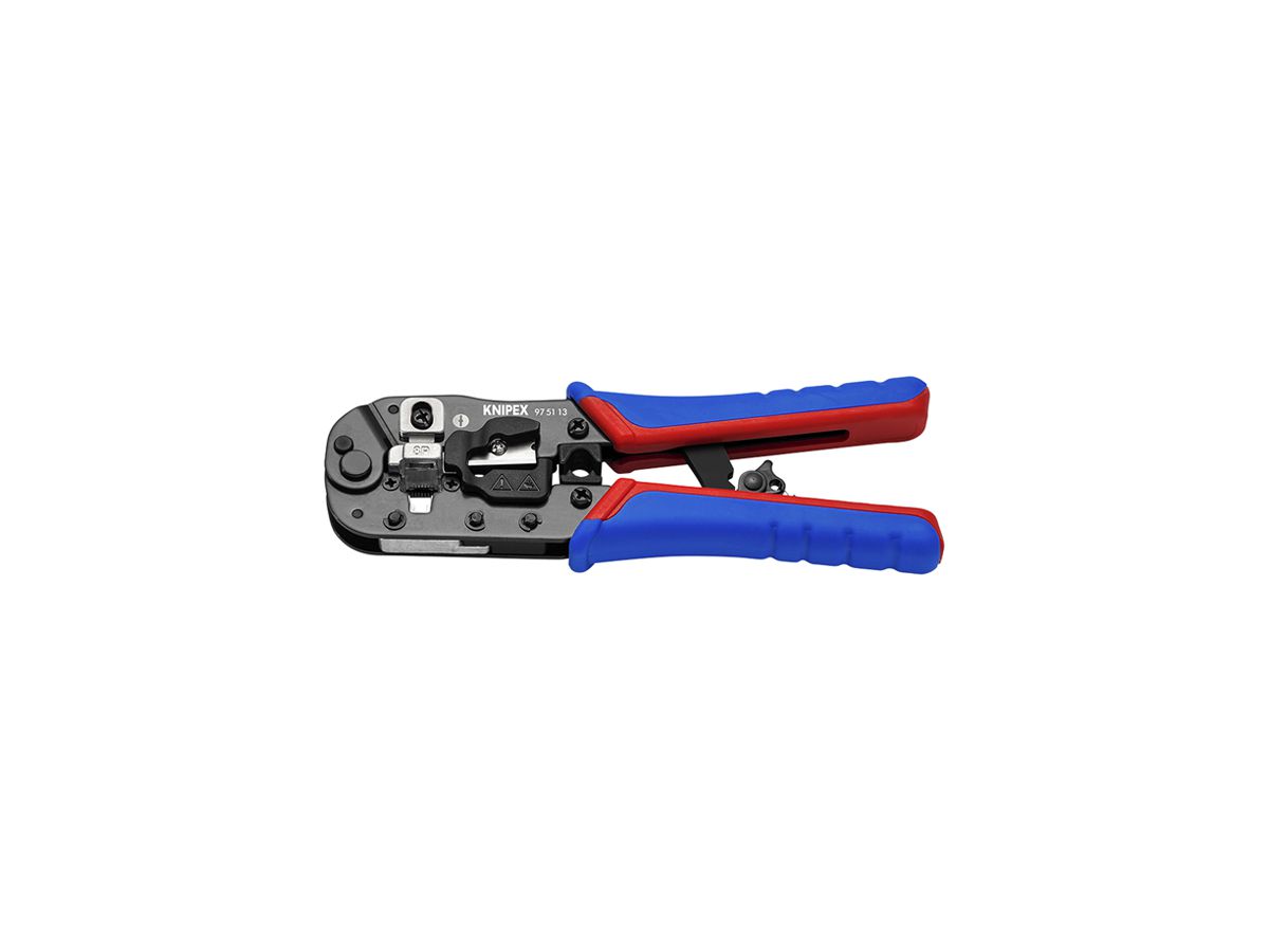 Crimpzange KNIPEX für Westernstecker RJ45 191×70×20mm
