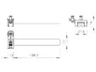 Erdungsrohrschelle Bettermann 927 0 8…22mm, Messing vernickelt