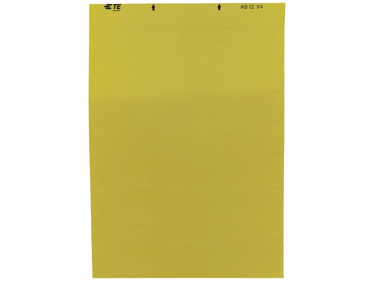 Beschriftungsetiketten IKB 02 ws/gb, Bogen à 240 Etiketten