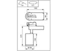LED-Spot Philips ST770T für Schiene, 830, 5000lm, 20° weiss