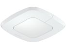 UP-Präsenzmelder Steinel IR Quattro Slim XS V3 KNX, eckig weiss