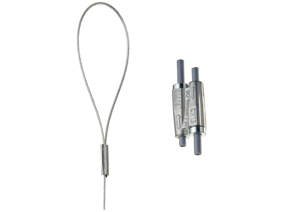 Aufhängung CADDY SPEED LINK SLK, Schlaufe, 1.5mm, L=1m, Stahl