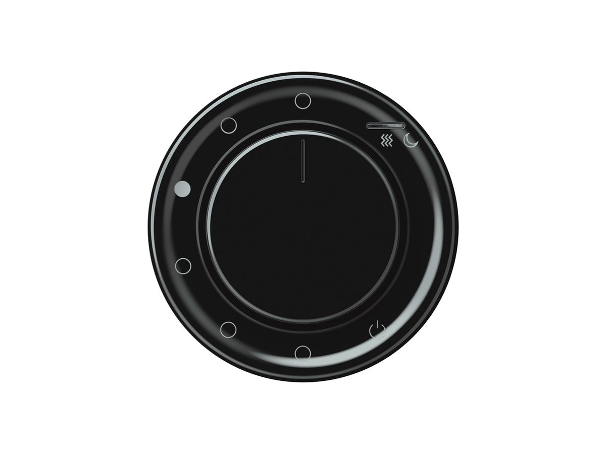 Frontset origin Thermostat 4A 60×60×5mm schwarz IP20