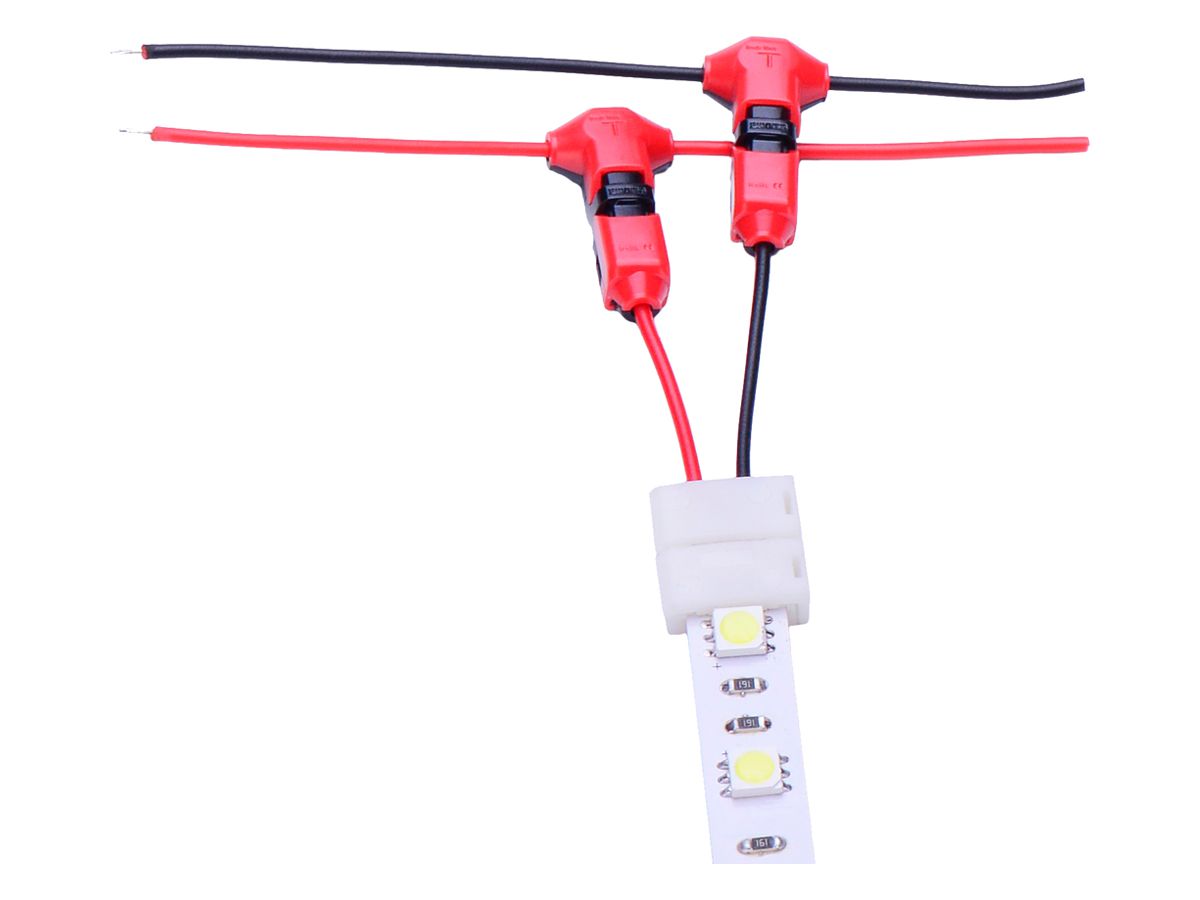 Kabelverbinder DOTLUX, T-förmig, 1-polig, für LED-Streifen, 5 Stk.