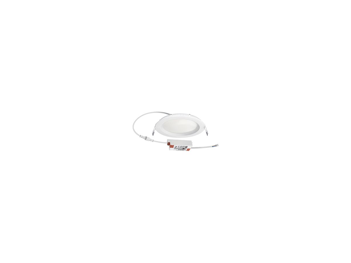 LED-Downlight ESYLUX ELSA-2 Ø180 ON/OFF 9W 3000K, 850lm, weiss