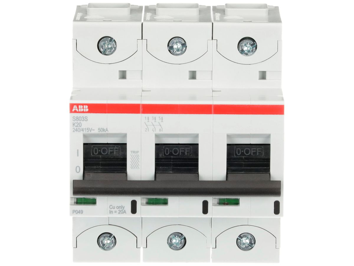 Leitungsschutzschalter ABB S803S-K 20A 50kA