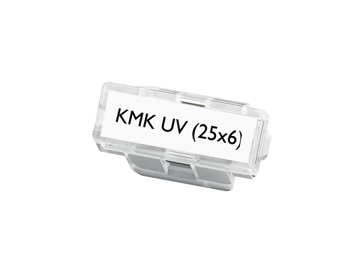 Kabelmarkierer PX KMK UV Ø6mm 25×6mm transparent