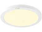 EB-LED-Deckenleuchte SLV VARIO 290 SEN 11W 1500lm 3000…4000K VWB Ø300×22mm weiss
