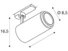 LED-Strahler SLV NUMINOS ZOOM M DALI 20W 1900lm 4000K 15…60° 3-Ph.schwarz