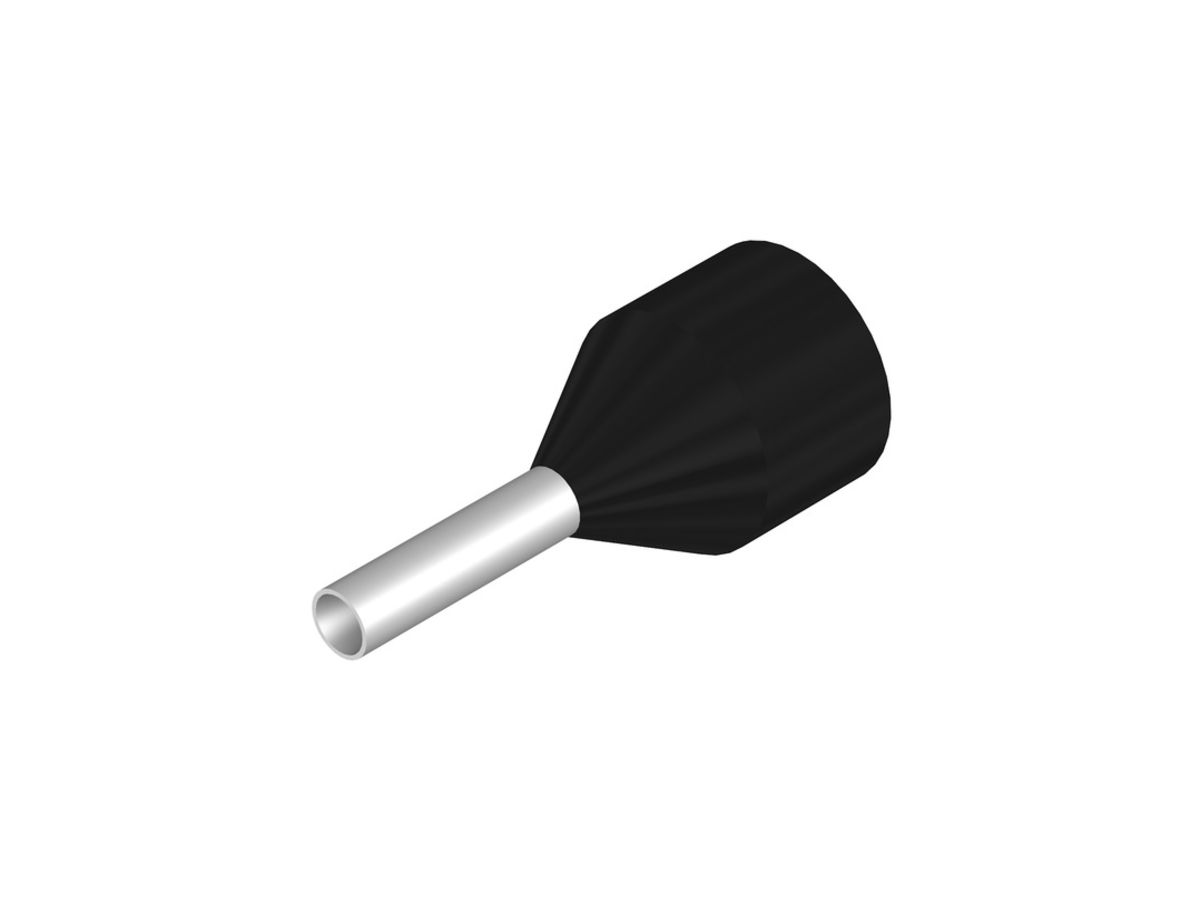 Aderendhülse Weidmüller H isoliert 1.5mm² 8mm schwarz Mehrfachbeutel