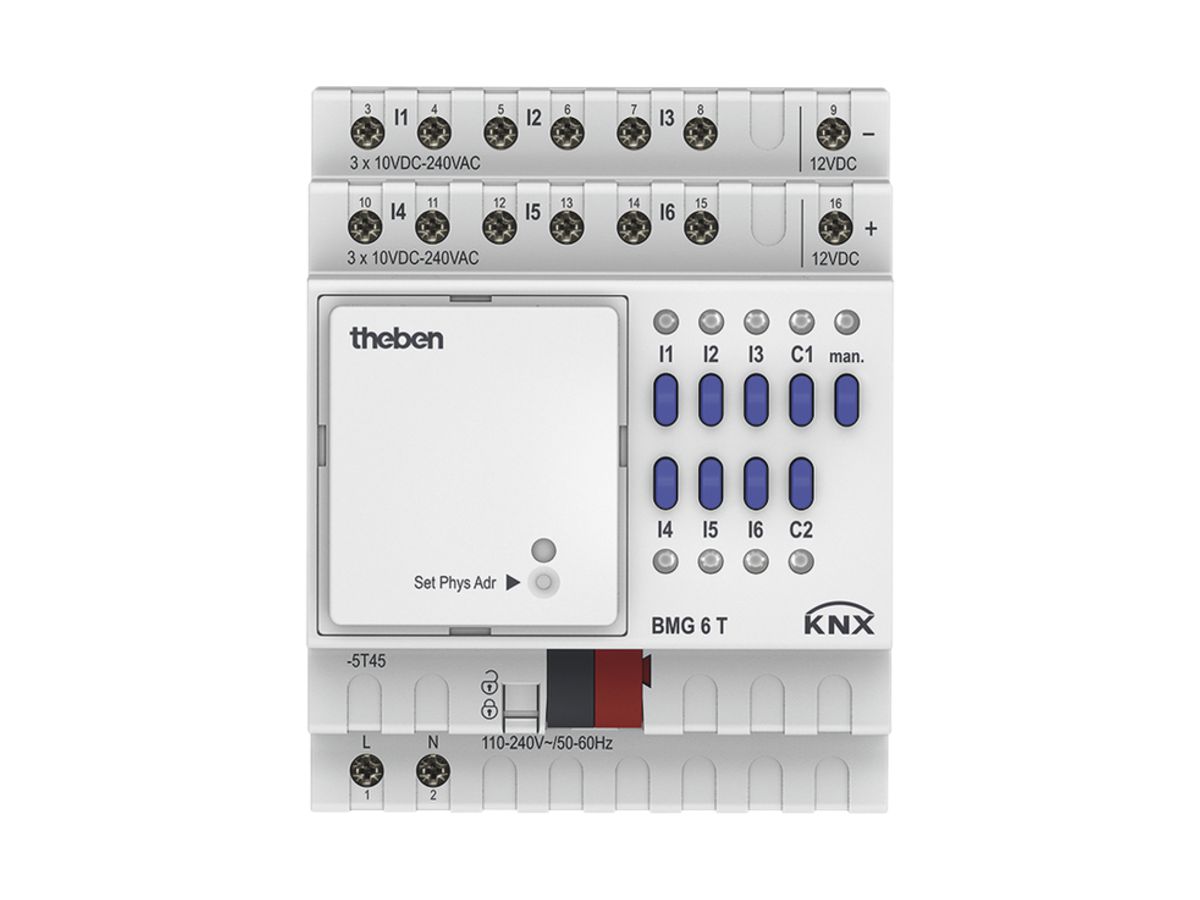 REG-Binäreingang Theben KNX BMG 6T